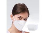 Disposable Fluid Resistant Face Mask , N95 Mouth Mask For Virus Safety