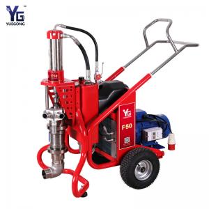 Wholesale Hydraulic Gasoline Cement Mortar Spray Machine 14HP Fireproofing Spray Machine from china suppliers