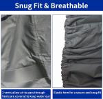 Boat Cover 800D Marine Grade Polyester Canvas Trailerable Full Size Boat Cover