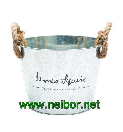 OEM order Vintage,Retro,Antique metal beer bucket beer cooler ice bucket with