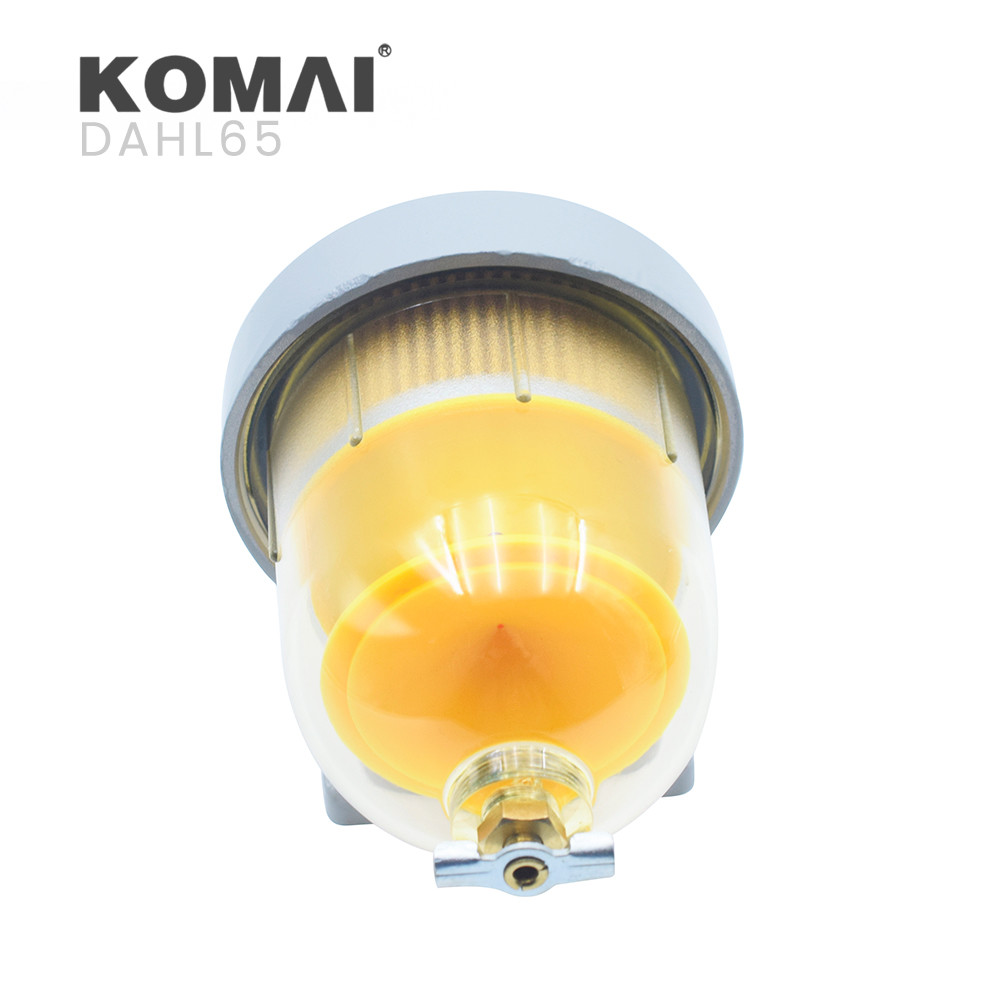 Komai Spare Parts Excavator Diesel Fuel Filter Fuel Water Separator Assembly DAHL65