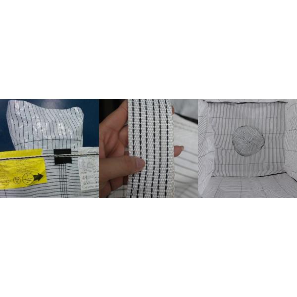 Anti-Static Function Jumbo PP Big Bag Type C For Combustible Dangerous Powder