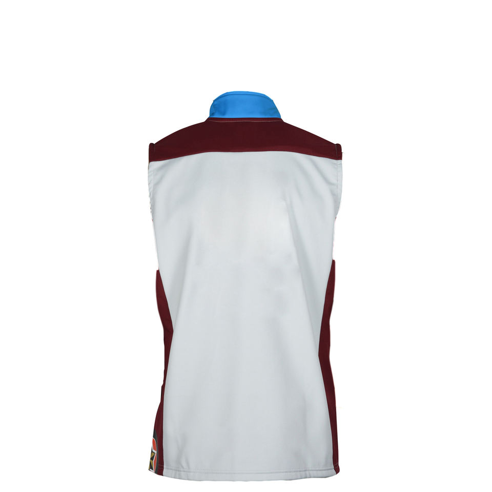 Customized Logo Printing Polyester Wicking Softshell Running Vest for Motor Team Men