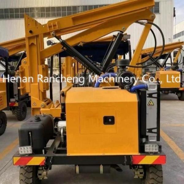 Professional High Leg Steel Track Solar Pile Driver Photovoltaic Solar Pile
