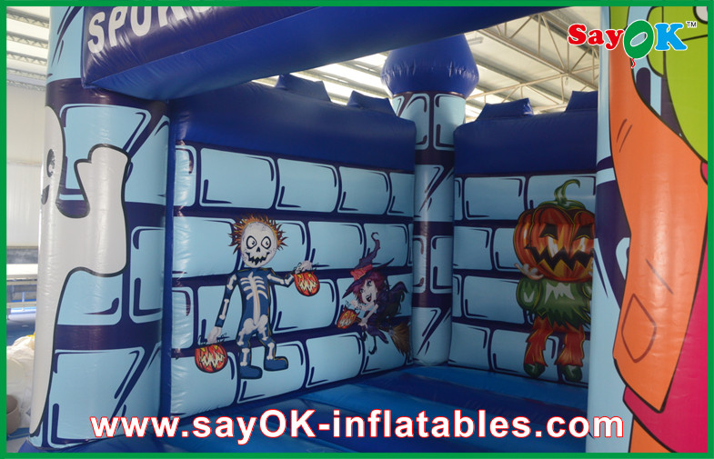 Durable PVC Inflatable Bounce Castle House Funny Halloween Pumpkin For Kids Bounce House Rentals