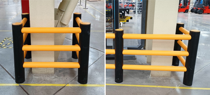 L Polygon Traffic Barrier