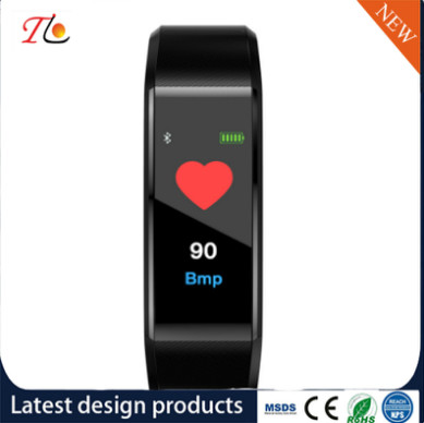 Smart Watch Silicon Wrist Watch with Color Screen Health Monitoring Exercise Tracking Sleep Analysis Pedometer Remote