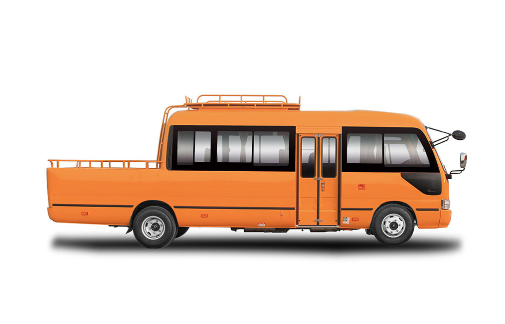 Jiangling Jingma 10-19 passenger and cargo transport vehicle engineering vehicle diesel two-wheel drive 4×2 manual trans