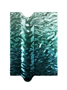 Wholesale Premium 304 316 SS Plating Water Ripple Wall Art Decor For Modern Star Hotel Lobby from china suppliers
