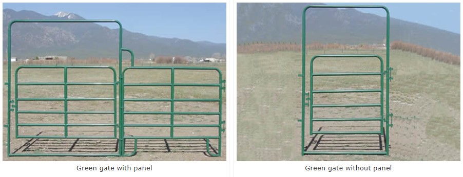 Livestock Panels 6 Oval Bar Low Hog Wire Fencing Cattle Galvanized Livestock Fence Panels