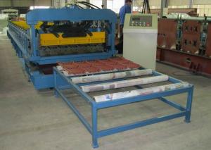China Steel Roof Tile And Wall Panel Roofing Sheet Forming Machine 6.5KW on sale