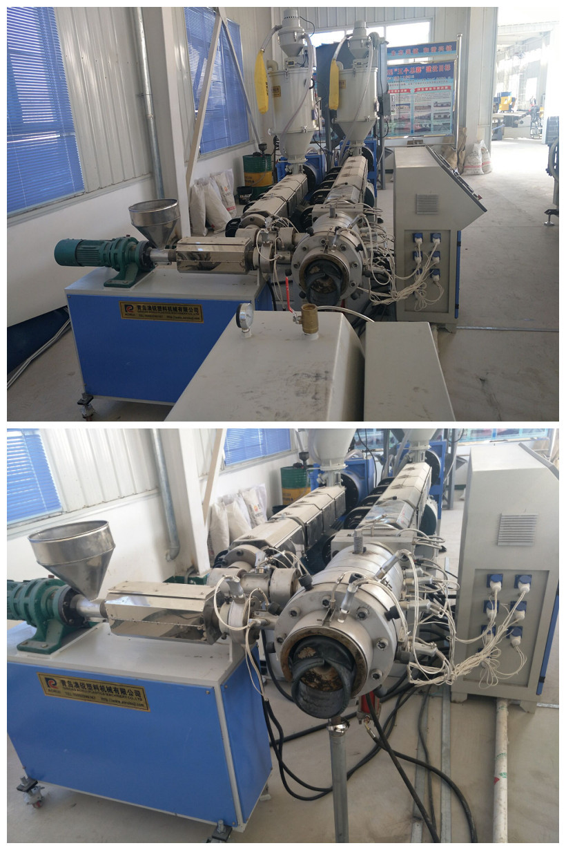 SJ Series Pipe Production Tube Extrusion Machine For Large Diameter PE Pipe