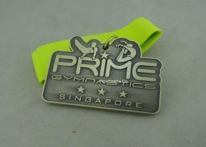 Wholesale 3.0 Inch Sports Die Cast Medals Zinc Alloy 3D With Antique Silver Plating from china suppliers