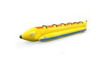 Water Park Inflatable Water Trampoline , Blow Up Banana Boat 0.9mm Plato PVC