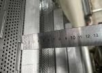 Perforated Wire Mesh Chain Plate Conveyor Belt Metal 304 / 316 Stainless Steel