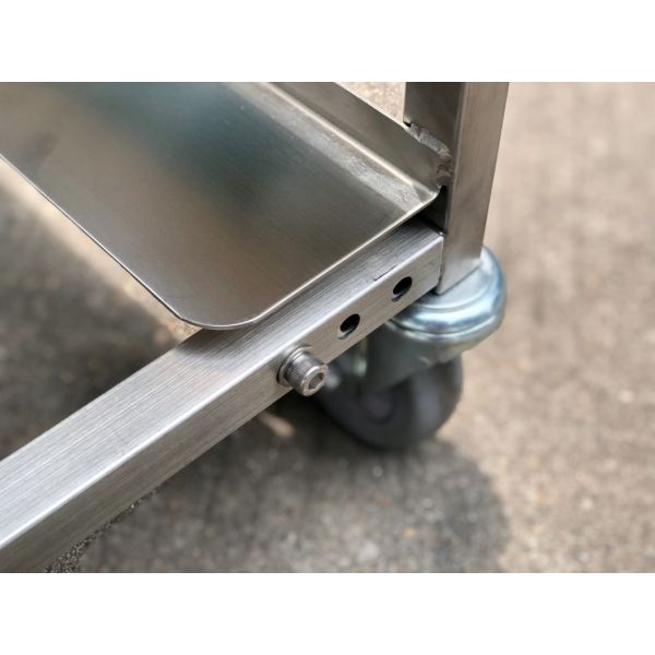 Rk Bakeware China-Stainless Steel Flatpack Rack Trolleys Designed for 16 Inch & 18 Inch Tray