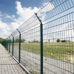 Pvc Coated Hot Dipped 3d Wire Fence Panels 630mm-2430mm Height