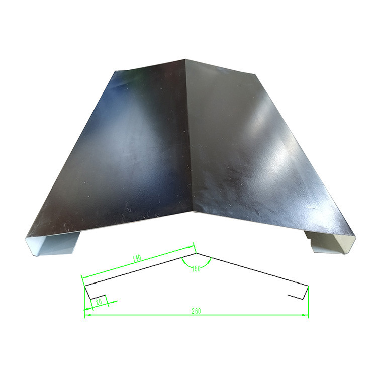Glazed Capping Roll Forming Machine For Aluminum Metal Roof Ridge Tile