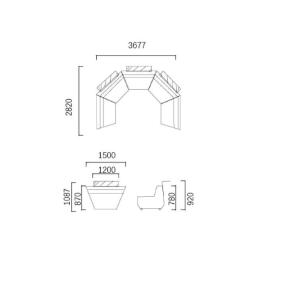 Wholesale Shared Workspace Furniture collaborative sofa from china suppliers