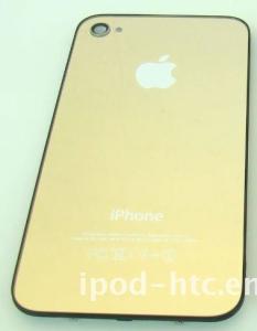 Wholesale Cellphone iphone 4 OEM Replacement Parts Golden Battery Cover Back Glass from china suppliers