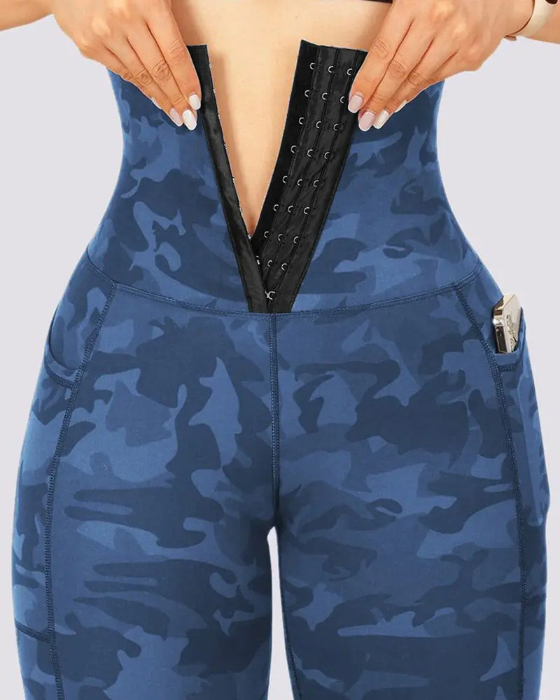 Running High Waisted Tummy Control Athletic Leggings Yoga Tights Trainer Pants Tie Dyed