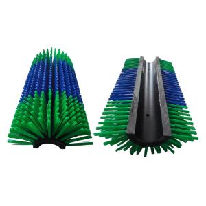 Wholesale Blue And Green Cattle Body Brush For Cleaning And Massaging Farm Animals from china suppliers