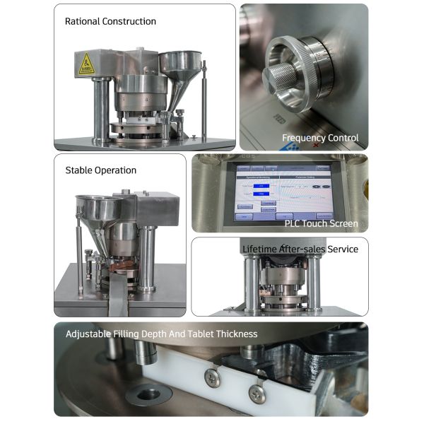 TIANHE ZP5/7/9 Touch screen Lab tablet press machine 16200 pcs/hour