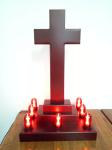 Cross Lamp Holder Decorative LED Bulbs , Led Lighting Bulbs Aluminum + Glass