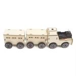 Electric Train Wooden STEM Toys Educational Gift Funny Creative DIY Experiment