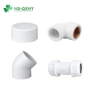 Wholesale ASTM PVC UPVC Plumbing Fittings for Water Supply Plastic Schedule40 Sch80 Pipe Fittings from china suppliers