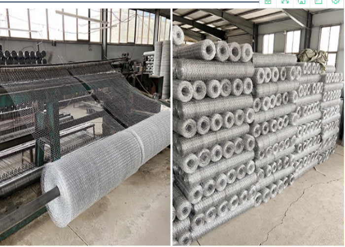 Chicken 13mm 0.9mm Pvc Coated Hexagon Metal Mesh