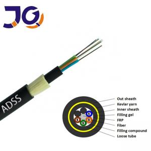 Wholesale Fiber Optic Wire Adss 12 Core 2km Optique Fiber Optical G652d Cable Roll Drum from china suppliers