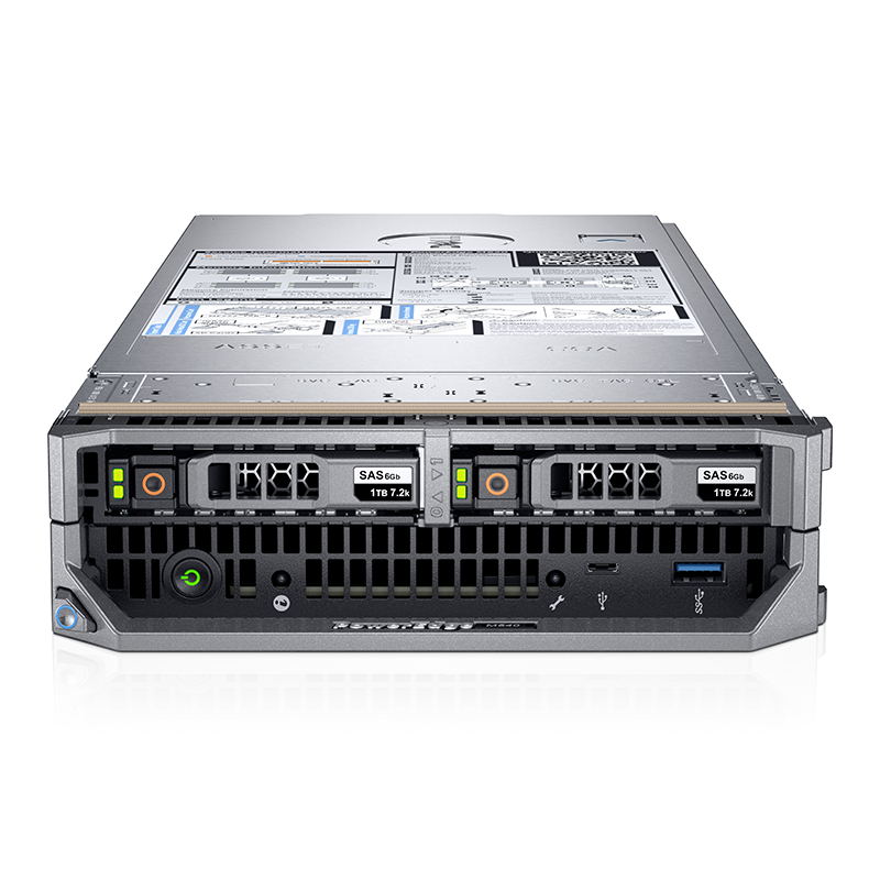 High Density Data Center Intel Xeon CPU Blade Server for Used DE LL Poweredge M640