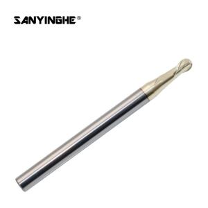 Wholesale HRC63 Carbide Tapered Ball End Mills Drill Cutting Tool from china suppliers
