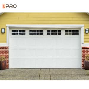 Wholesale 6063 Clear Glass Garage Door With Motor Checkered Anodised Smart Opener Aluminum Springs from china suppliers