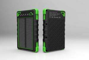 China Rugged Solar panel power Charger 8000mAh for iphone6 waterproof, shockproof, anti dust on sale