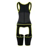 Neoprene Thigh Trimmer 6XL Full Body Waist Cincher Adjustable Leather Belts