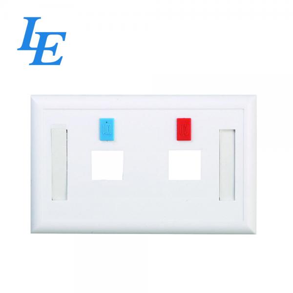 Quality RJ45 Network Faceplate Socket 86*86mm / 114*70mm Telecommunication Application for sale
