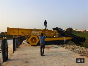 Wholesale 3000m2/h Water Aquatic Grass Harvesting Machine Reed Harvester High Efficiency from china suppliers