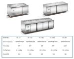Arsenbo Beverage Under Counter Refrigerators 420W 500L Fan Cooling