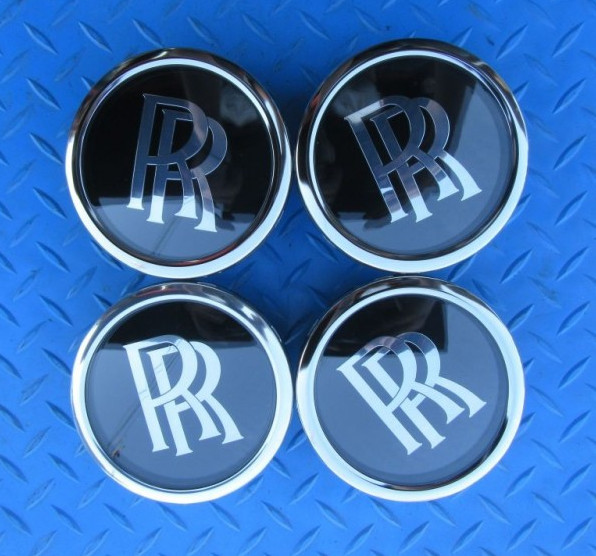 6882184 Auto Wheel Cap Sets For Rolls Royce 4pc Wheel Center Parts