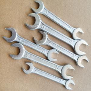 Wholesale Double Open End Spanner Double open end flat wrench size 5.5 7 8 10 12 13 14 15 17 19 22 24mm spanner from china suppliers