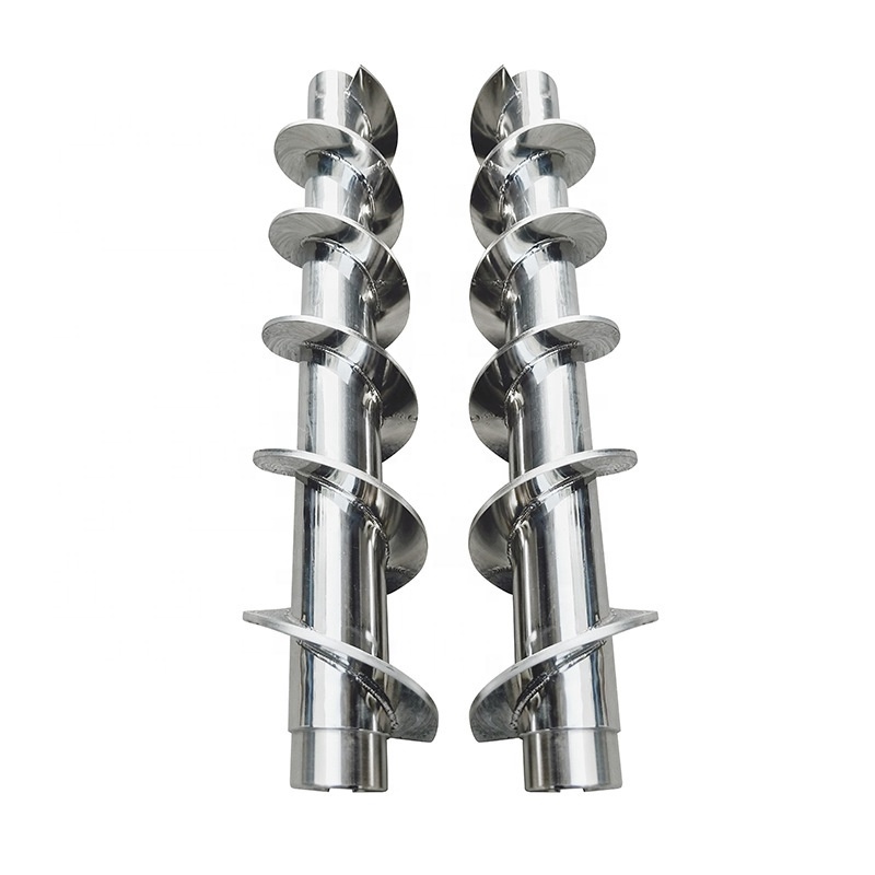 Custom Auger Stainless Steel Feedscrew Factory Barrel Worm Harden Steel Feed Screw
