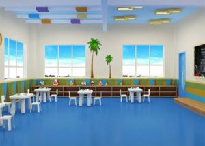 Wholesale Popular Laminated Foam Back Pure Color Vinyl Floor For Childern Room from china suppliers