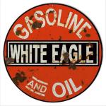 Decorative Wall Metal Plaque Signs Round Shape For Restaurant / Kitchen