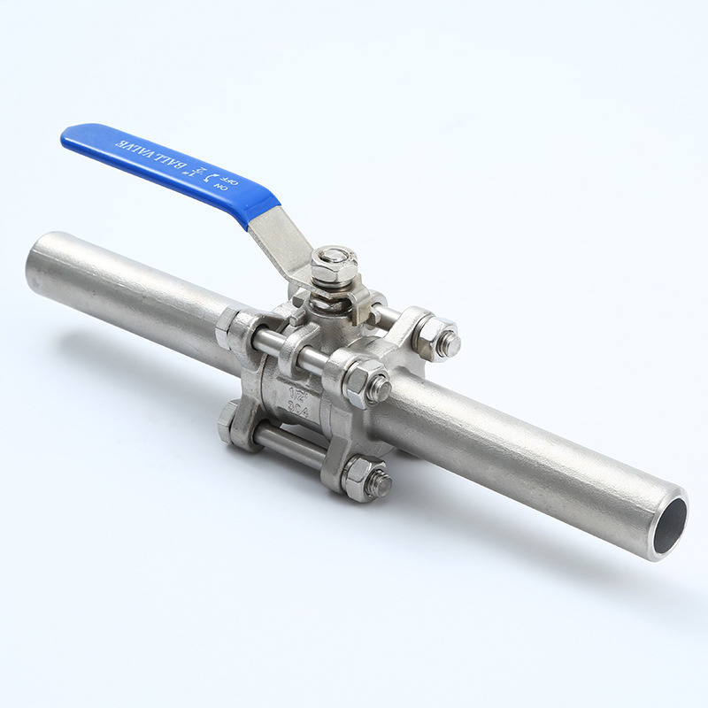 3PC Stainless Steel Ball Valve with Butt Weld