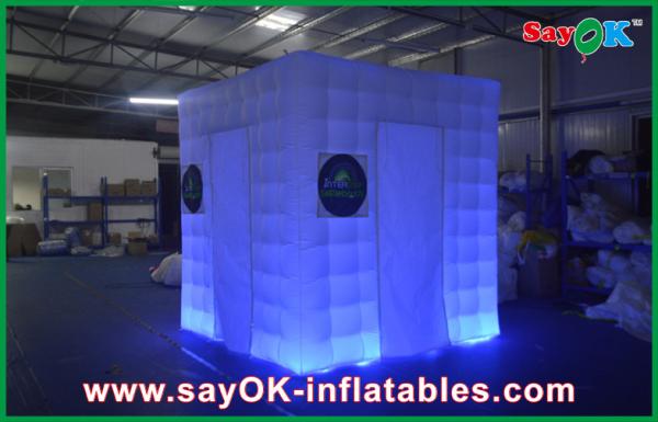 Photo Booth Decorations Cube Inflatable Wedding Photo Booth Curtains Print For