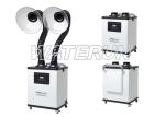 200W Hair Salon Fume Extractor White Color / Digital Display nail fume extractor