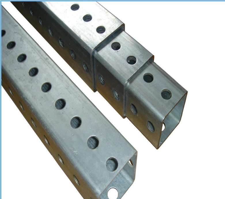 Heavy Duty Metal Fence Accessories Square Traffic Sign Posts ISO9001 CE