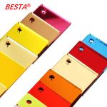 Wholesale 3mm 4x8 Rose Gold Black Silver Golden Grey Perspex Mirror Plastic Flim